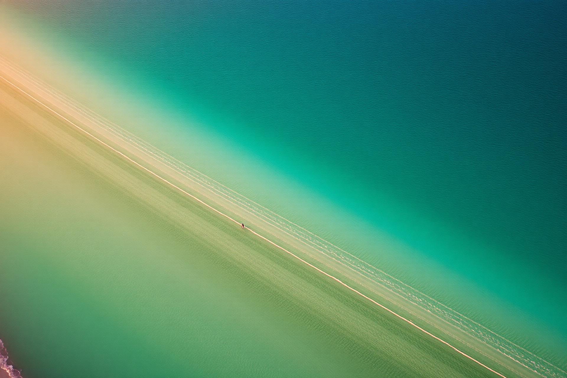 Gulf Coast at golden hour